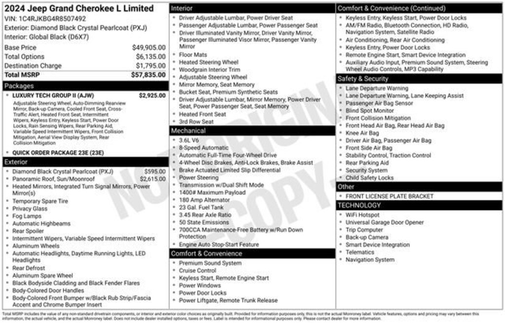 Used 2024 Jeep Grand Cherokee L Limited