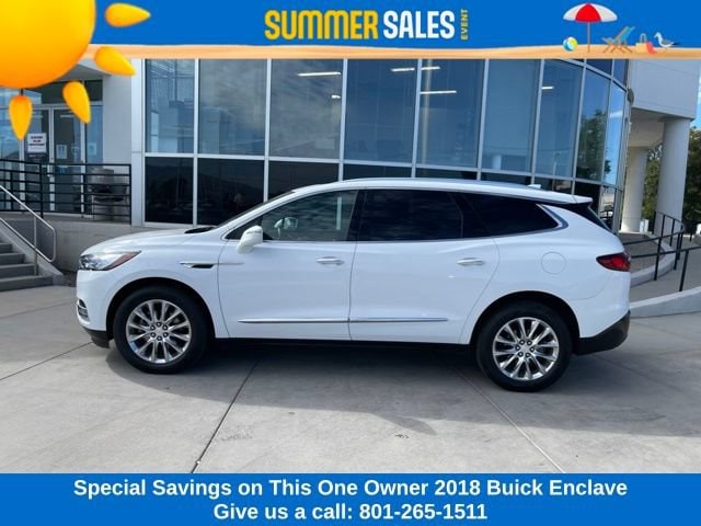 Used 2018 Buick Enclave Premium with VIN 5GAEVBKW0JJ215895 for sale in South Salt Lake, UT