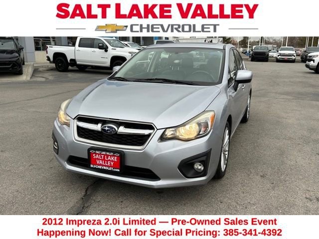 Used 2012 Subaru Impreza 2.0I Limited with VIN JF1GJAH66CH028746 for sale in West Valley City, UT
