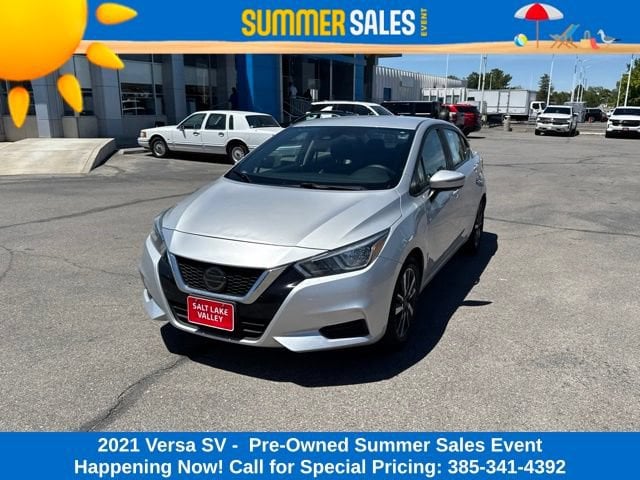 Used 2021 Nissan Versa Sedan SV with VIN 3N1CN8EV1ML832234 for sale in West Valley City, UT