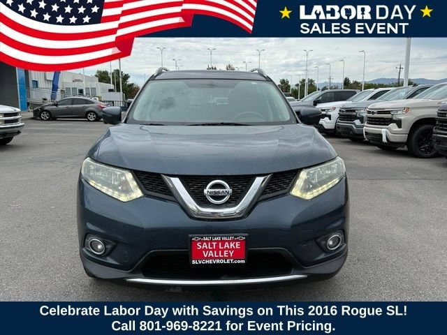 Used 2016 Nissan Rogue SL with VIN 5N1AT2MT1GC753178 for sale in West Valley City, UT
