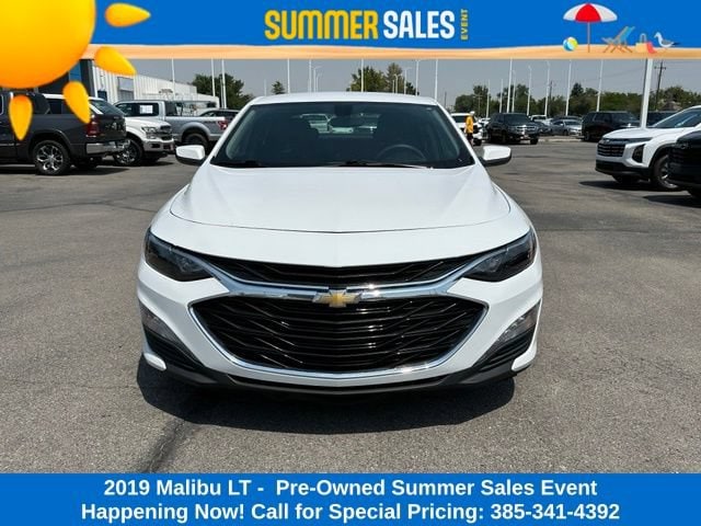 Used 2019 Chevrolet Malibu 1LT with VIN 1G1ZD5STXKF158239 for sale in West Valley City, UT