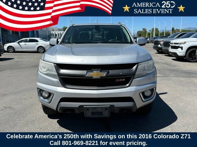 Used 2016 Chevrolet Colorado Z71 with VIN 1GCGTDE35G1249060 for sale in West Valley City, UT