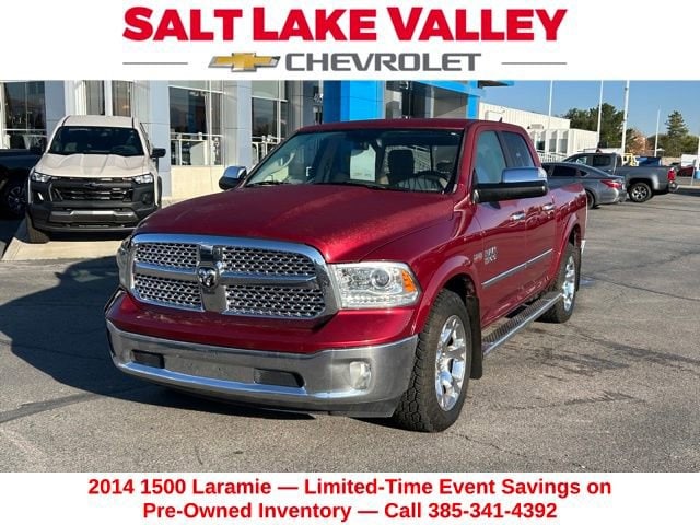 Used 2014 RAM Ram 1500 Pickup Laramie with VIN 1C6RR7NT8ES295859 for sale in Provo, UT