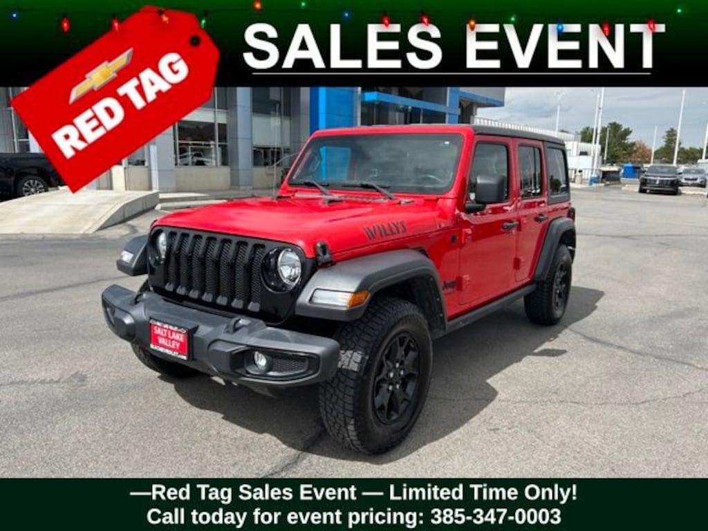 Used 2022 Jeep Wrangler Unlimited Willys Sport