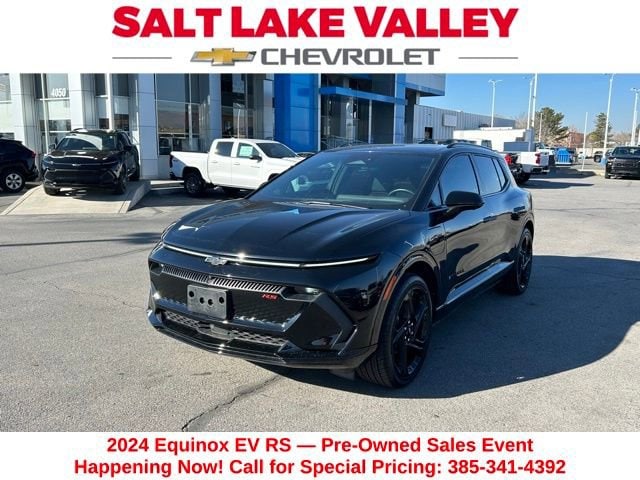 Used 2024 Chevrolet Equinox EV RS with VIN 3GN7DSRPXRS246596 for sale in West Valley City, UT