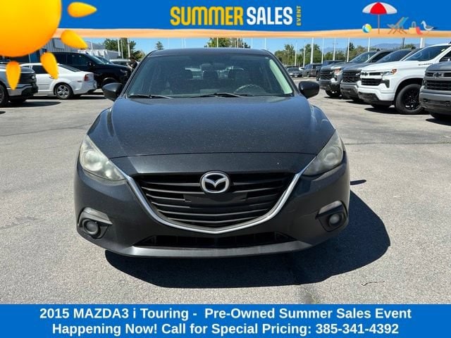 Used 2015 Mazda MAZDA3 i Touring with VIN JM1BM1L7XF1236508 for sale in West Valley City, UT