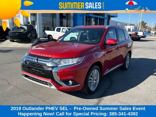 Used 2019 Mitsubishi Outlander SEL with VIN JA4J24A55KZ037022 for sale in West Valley City, UT