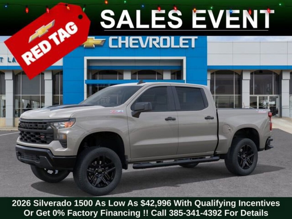 New 2026 Chevrolet Silverado 1500 Custom Trail Boss Truck