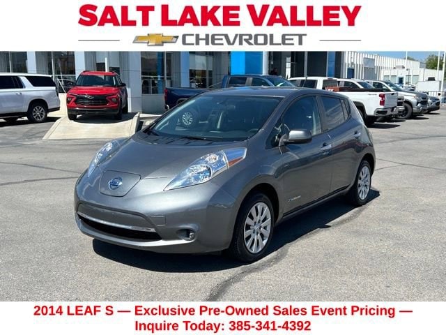 Used 2014 Nissan LEAF S with VIN 1N4AZ0CP1EC331877 for sale in West Valley City, UT