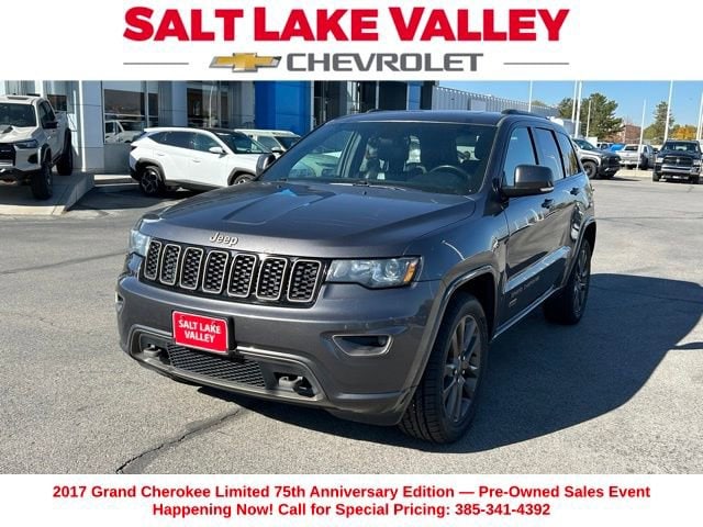 Used 2017 Jeep Grand Cherokee Limited with VIN 1C4RJFBG7HC658233 for sale in West Valley City, UT