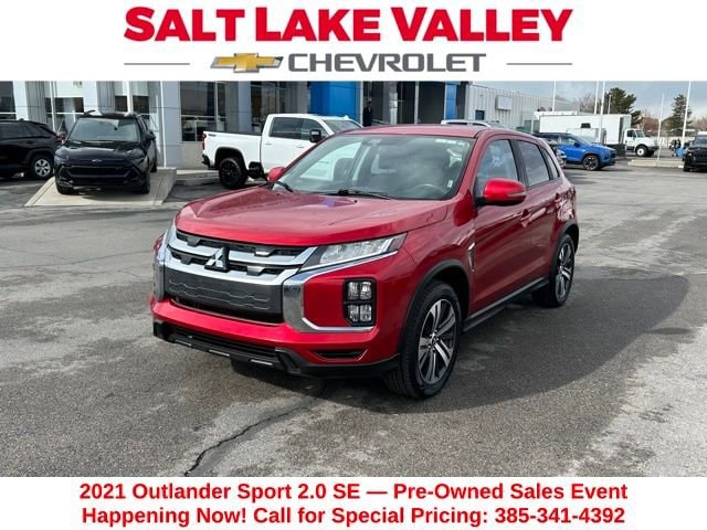 Used 2021 Mitsubishi Outlander Sport SE with VIN JA4ARUAU0MU023628 for sale in West Valley City, UT