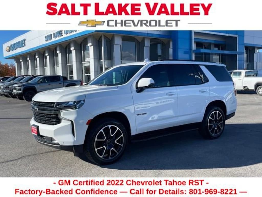 Certified 2022 Chevrolet Tahoe RST SUV