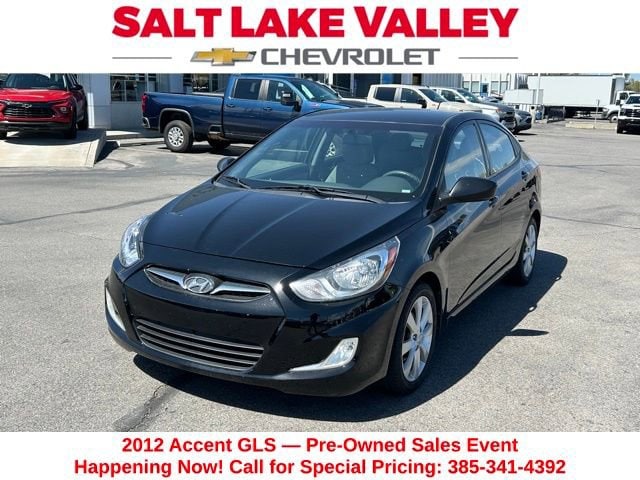 Used 2012 Hyundai Accent GLS with VIN KMHCU4AE8CU185670 for sale in West Valley City, UT