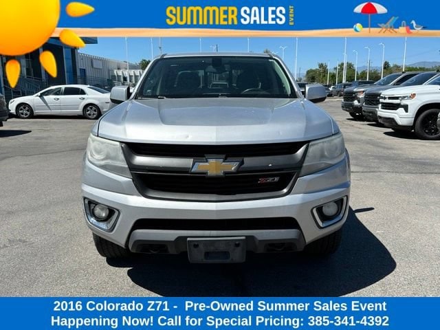 Used 2016 Chevrolet Colorado Z71 with VIN 1GCGTDE35G1249060 for sale in West Valley City, UT