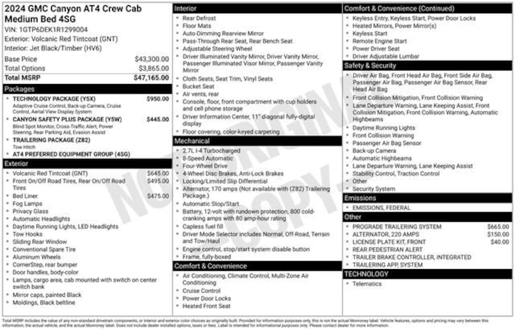 Certified 2024 GMC Canyon AT4 Truck