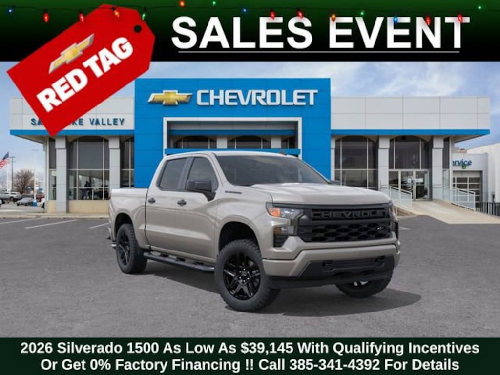 New 2026 Chevrolet Silverado 1500 Custom Truck