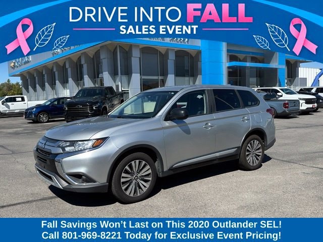 Used 2020 Mitsubishi Outlander ES with VIN JA4AZ3A33LZ026834 for sale in West Valley City, UT