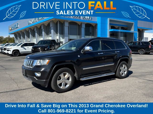 Used 2013 Jeep Grand Cherokee Overland with VIN 1C4RJFCT4DC525466 for sale in West Valley City, UT