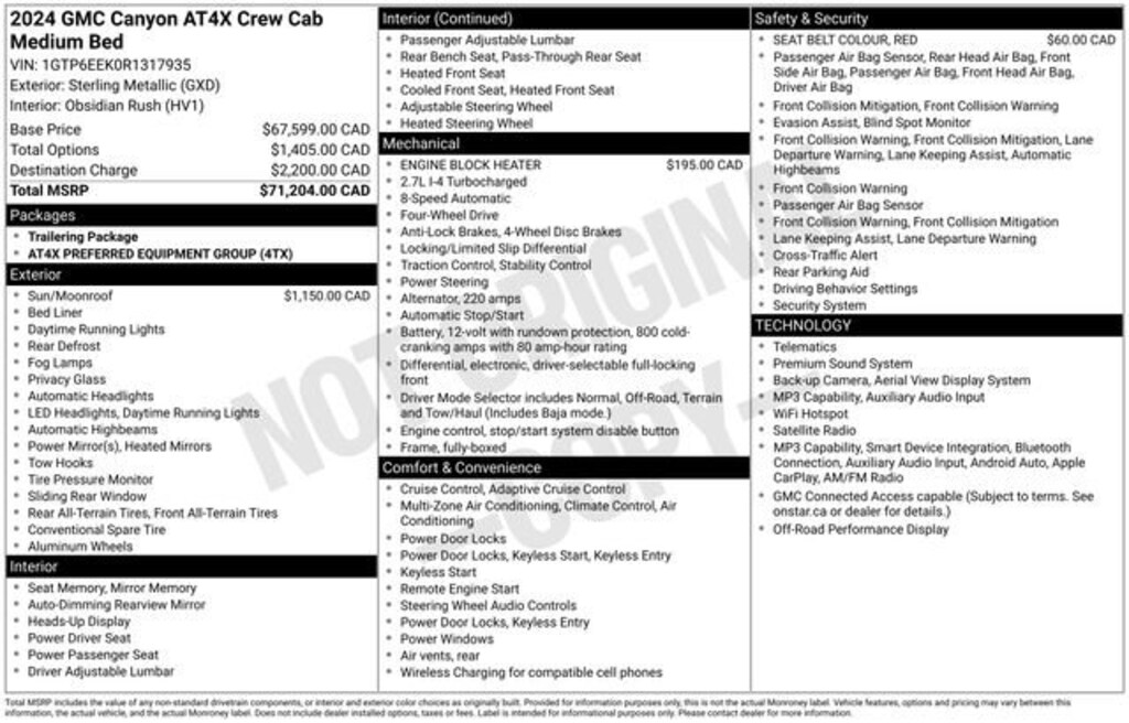 Used 2024 GMC Canyon AT4X Truck