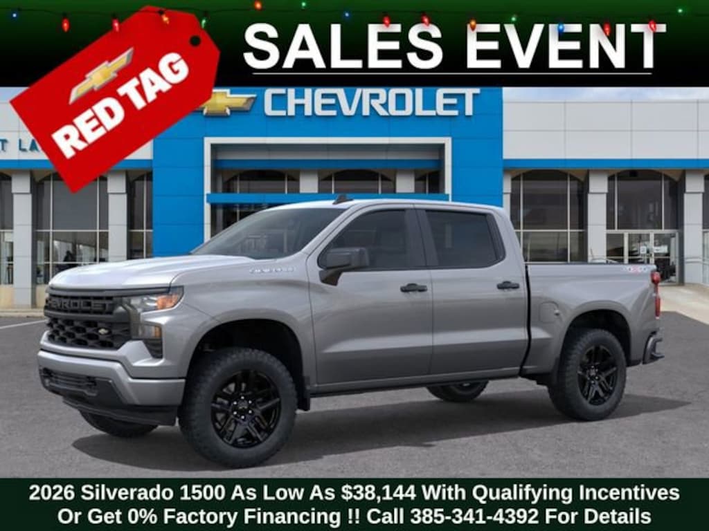 New 2026 Chevrolet Silverado 1500 Custom Truck