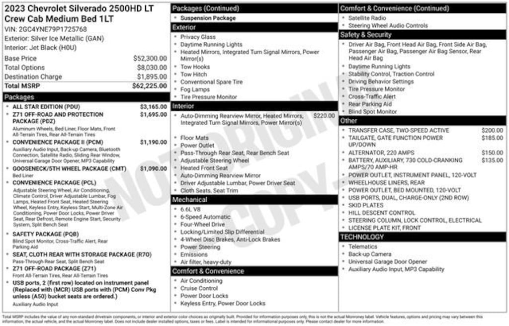 Used 2023 Chevrolet Silverado 2500 HD LT Truck