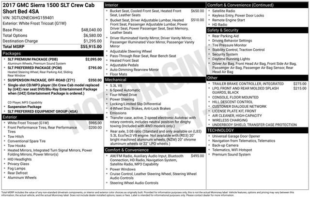 2017 GMC Sierra 4WD Crew Cab Short Box SLT's photo