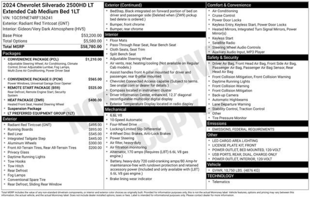 Certified 2024 Chevrolet Silverado 2500 HD LT Truck