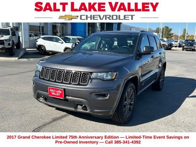 Used 2017 Jeep Grand Cherokee Limited with VIN 1C4RJFBG7HC658233 for sale in West Valley City, UT
