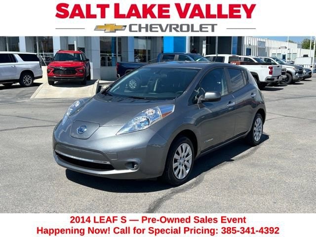 Used 2014 Nissan LEAF S with VIN 1N4AZ0CP1EC331877 for sale in West Valley City, UT
