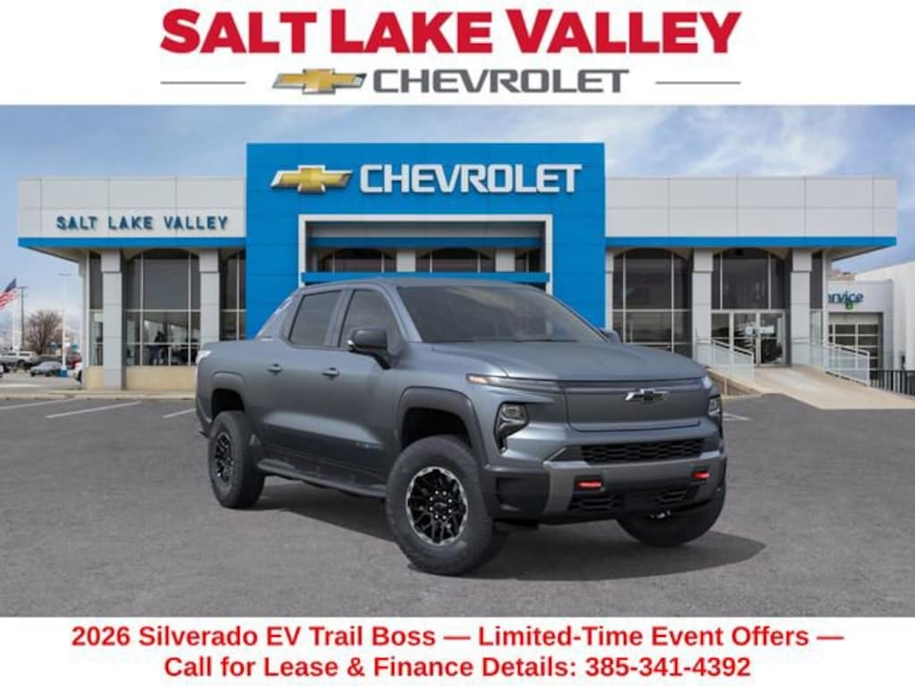 New 2026 Chevrolet Silverado EV Trail Boss - Extended Range Truck