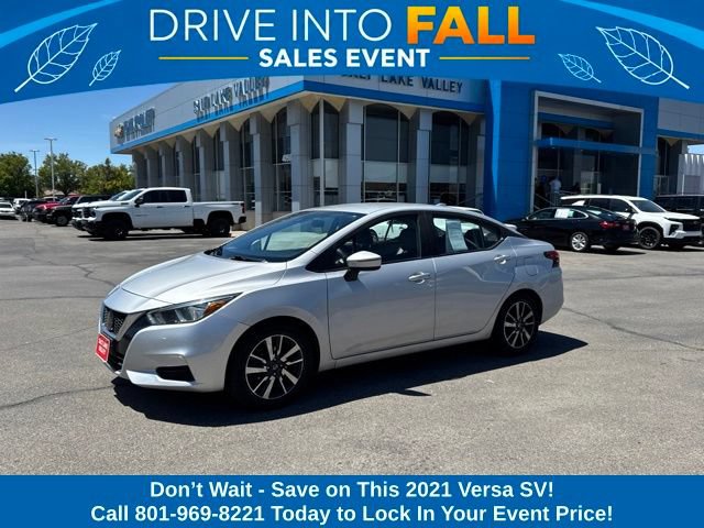 Used 2021 Nissan Versa Sedan SV with VIN 3N1CN8EV1ML832234 for sale in West Valley City, UT