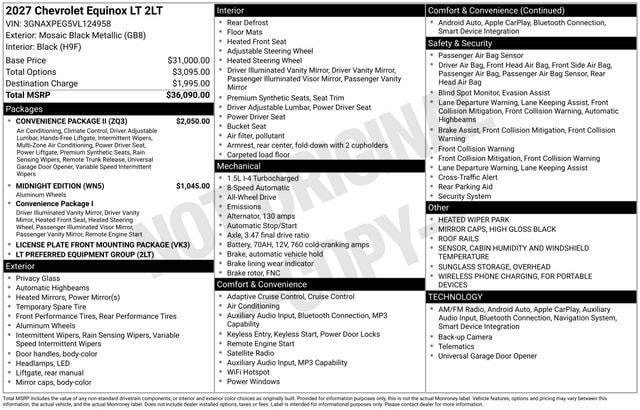2027 Chevrolet Equinox LT - Photo 3