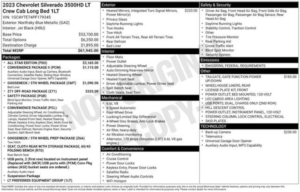 Used 2023 Chevrolet Silverado 3500 HD LT Truck