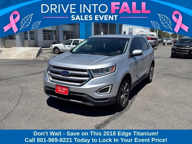 Used 2018 Ford Edge Titanium with VIN 2FMPK4K99JBB21102 for sale in West Valley City, UT