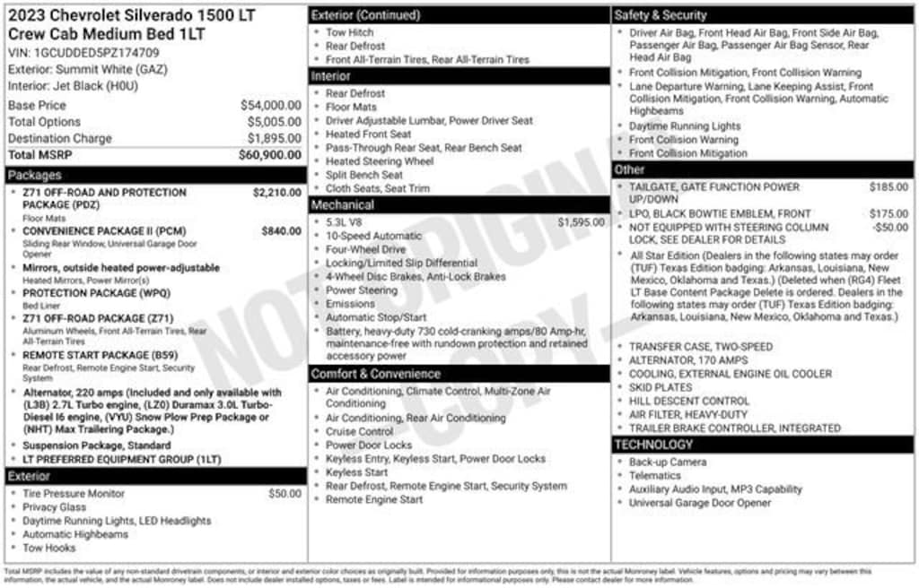 Used 2023 Chevrolet Silverado 1500 LT Truck