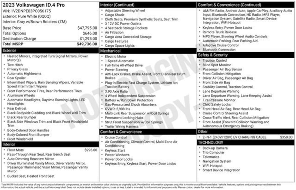 Used 2023 Volkswagen ID.4 Pro