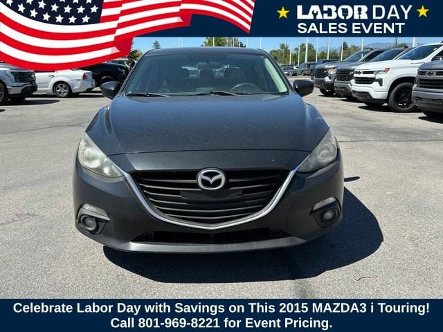 Used 2015 Mazda MAZDA3 i Touring with VIN JM1BM1L7XF1236508 for sale in West Valley City, UT