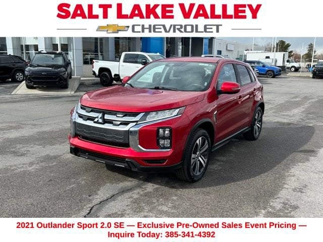 Used 2021 Mitsubishi Outlander Sport SE with VIN JA4ARUAU0MU023628 for sale in West Valley City, UT