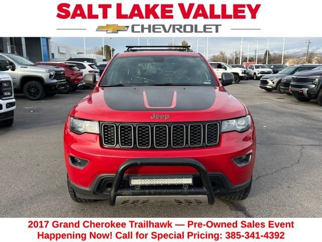 Used 2017 Jeep Grand Cherokee Trailhawk with VIN 1C4RJFLG5HC699622 for sale in West Valley City, UT