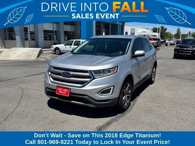 Used 2018 Ford Edge Titanium with VIN 2FMPK4K99JBB21102 for sale in West Valley City, UT