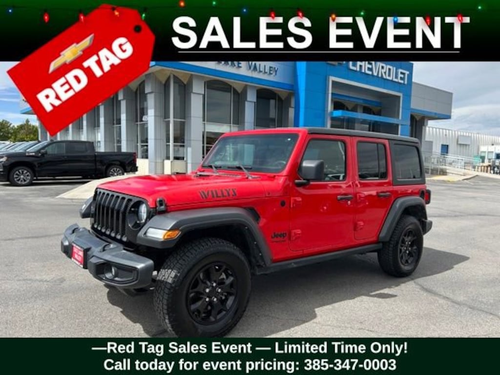 Used 2022 Jeep Wrangler Unlimited Willys Sport