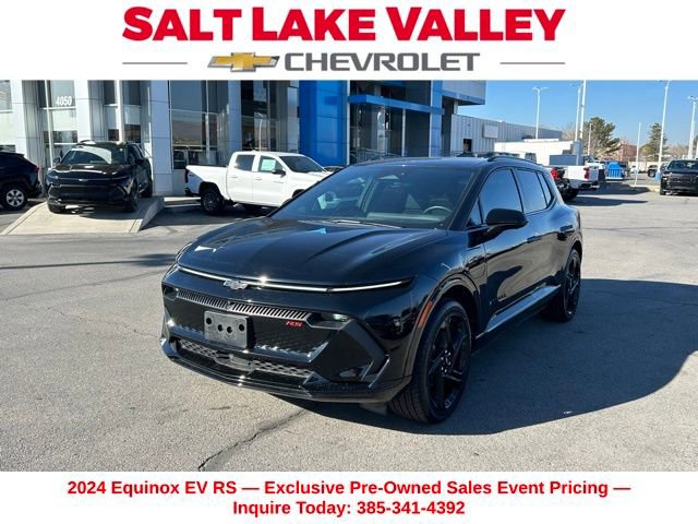 Used 2024 Chevrolet Equinox EV RS with VIN 3GN7DSRPXRS246596 for sale in West Valley City, UT