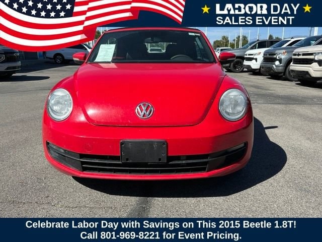 Used 2015 Volkswagen Beetle 1.8 with VIN 3VW517AT4FM813123 for sale in West Valley City, UT