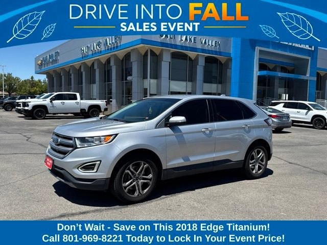 Used 2018 Ford Edge Titanium with VIN 2FMPK4K99JBB21102 for sale in West Valley City, UT