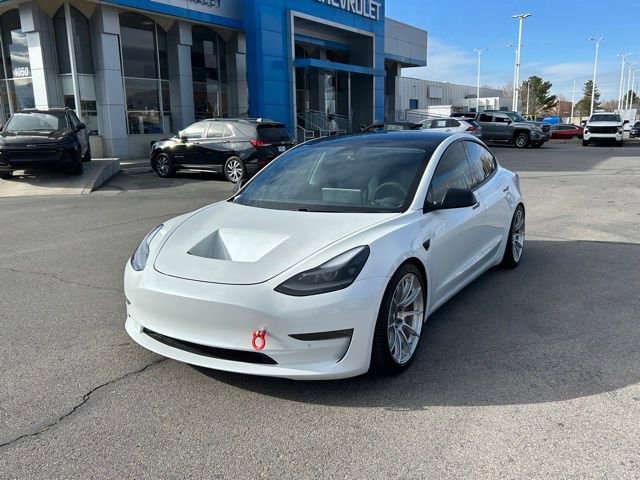 Used 2021 Tesla Model 3 Base with VIN 5YJ3E1EC4MF935715 for sale in West Valley City, UT