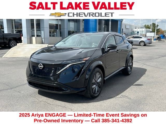 Used 2025 Nissan ARIYA Engage with VIN JN8AF0BE2SM462068 for sale in West Valley City, UT