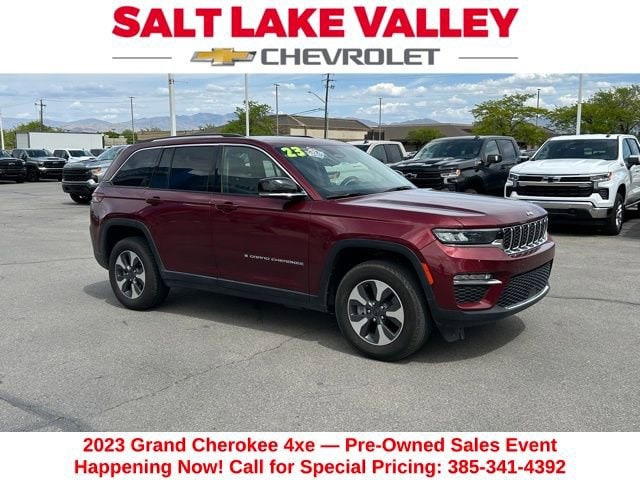Used 2023 Jeep Grand Cherokee 4xe with VIN 1C4RJYB66PC624396 for sale in West Valley City, UT