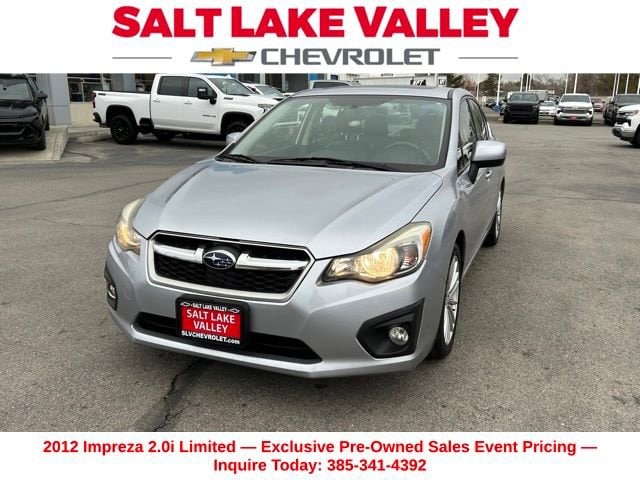 Used 2012 Subaru Impreza 2.0I Limited with VIN JF1GJAH66CH028746 for sale in West Valley City, UT