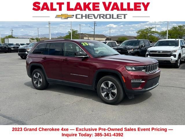 Used 2023 Jeep Grand Cherokee 4xe with VIN 1C4RJYB66PC624396 for sale in West Valley City, UT